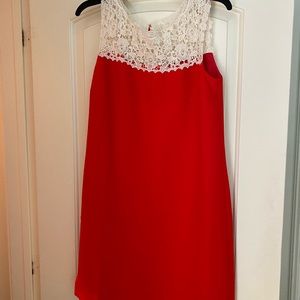 Red Anthropologie Dress